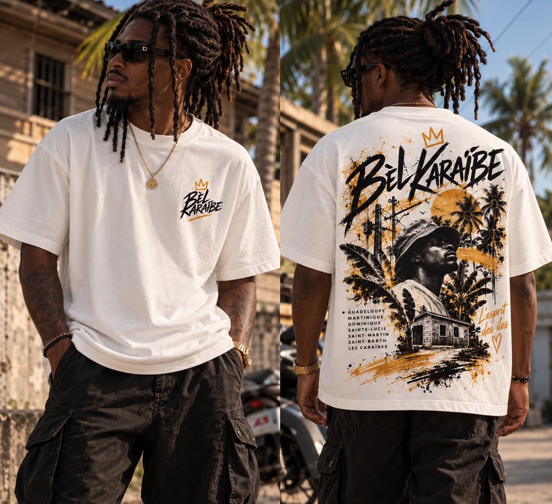 BÈL KARAIBE — BÈL KARAIBE — devant & dos
