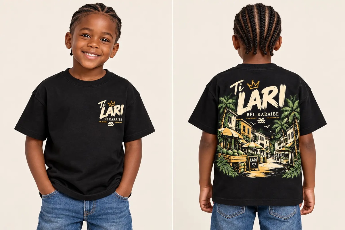 TI LARI NOIR — TI LARI NOIR — devant & dos
